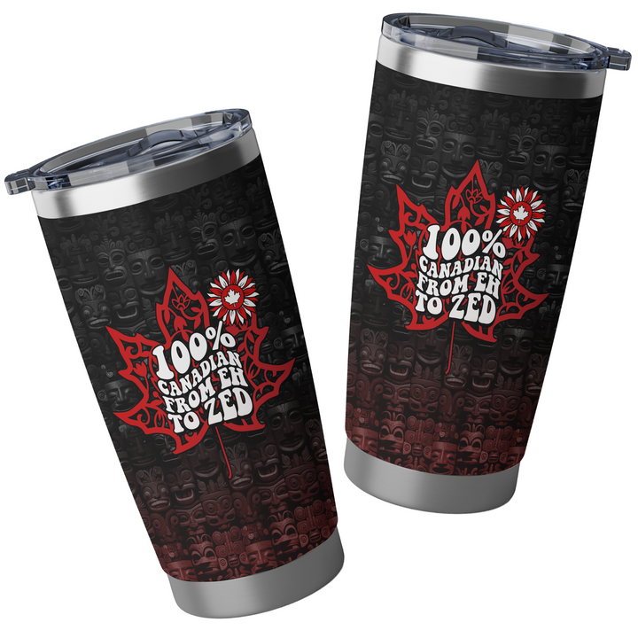 Canada Tumbler Totem Shadows Canada’s Spirit