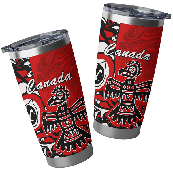 Canada Tumbler Canada Eagle’s Might Haida Heritage