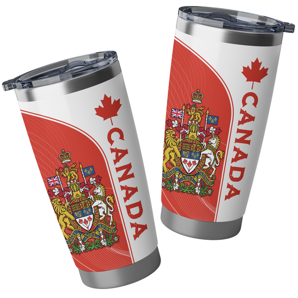 Canada Tumbler Canadian Royal Emblem